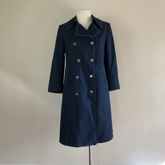 vintage 1960s London fog mod pea coat wool lining - Picture 5 of 13